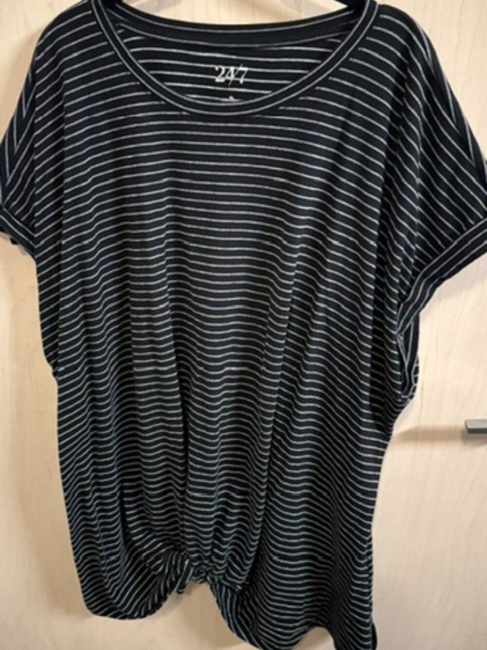 Maurices 24/7 Twist front tee